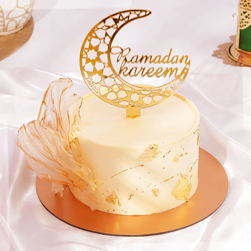 Ramadan Mubarak Designer Cake: Ramadan Gifts