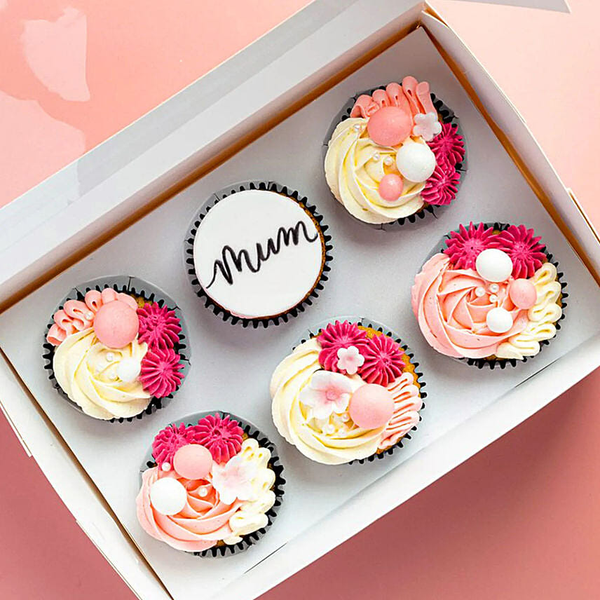 Mothers Day Red Velvet Cupcake: Send Gifts to Bahrain