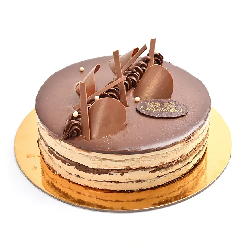 Congratulations Choco Coffee Cake: 