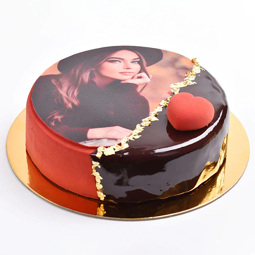 Dream Choco Photo Cake: 