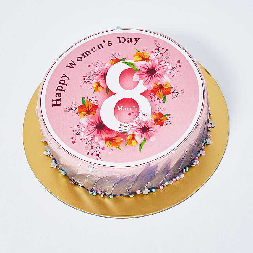 Womens Day Chocolate Cake: Women's Day Cakes