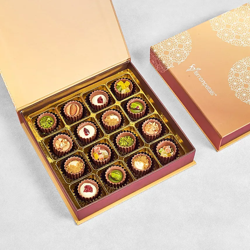 Flavoured Chocolate Cups Mini Box: Diwali Chocolate Hampers