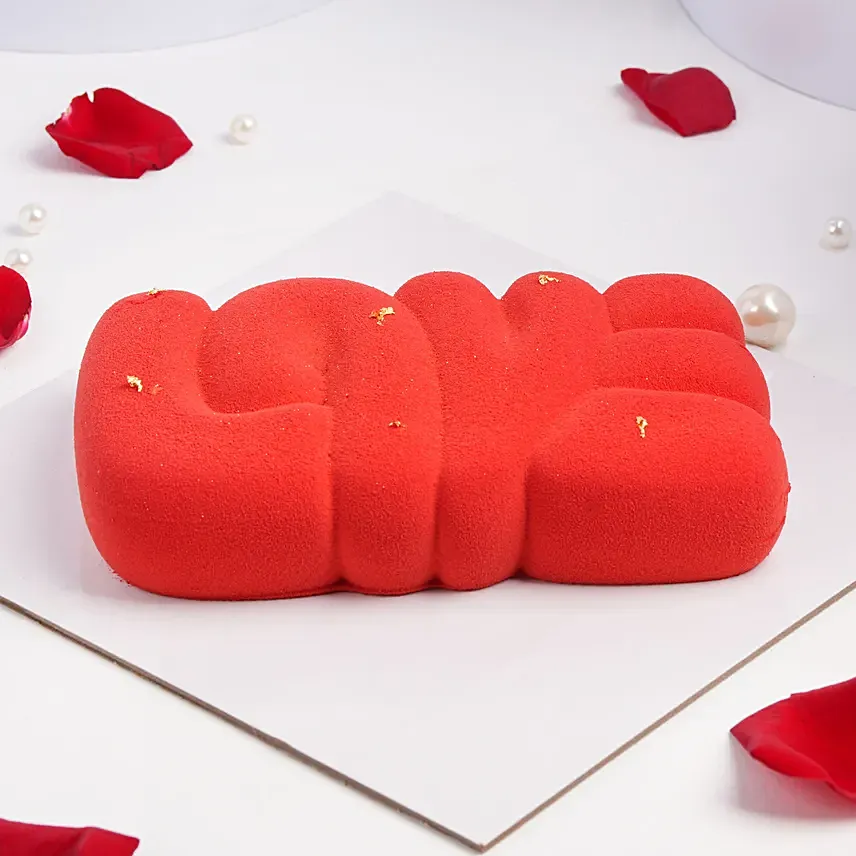 Love Struck Red Velvet Cake: Valentine Day Cakes for Her