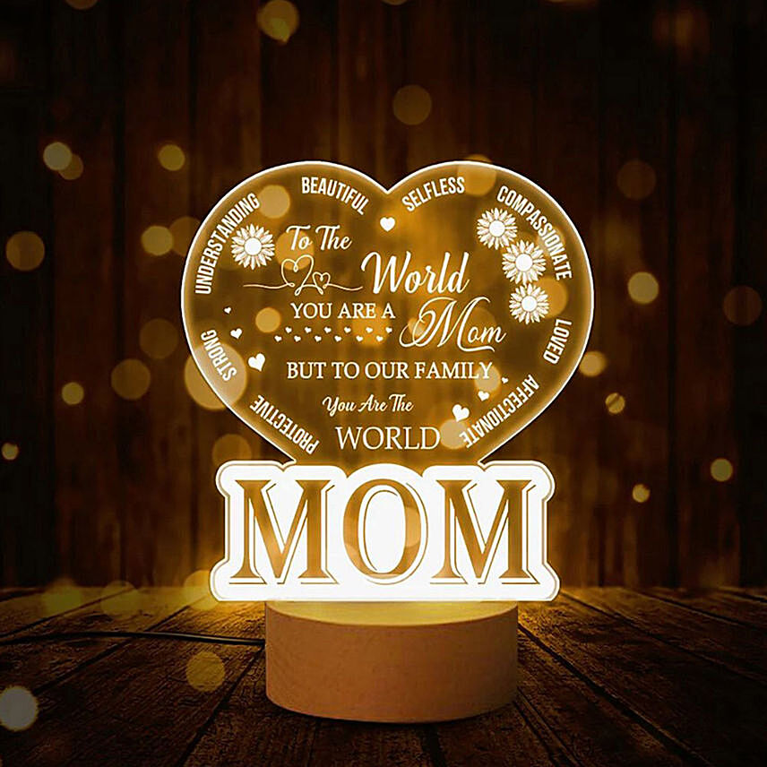 Mothers Day Love Lamp: Personalized Gifts for Mother's Day