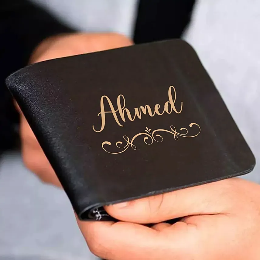 Personalised Mens Wallet With Name: Personalised Gifts Offers