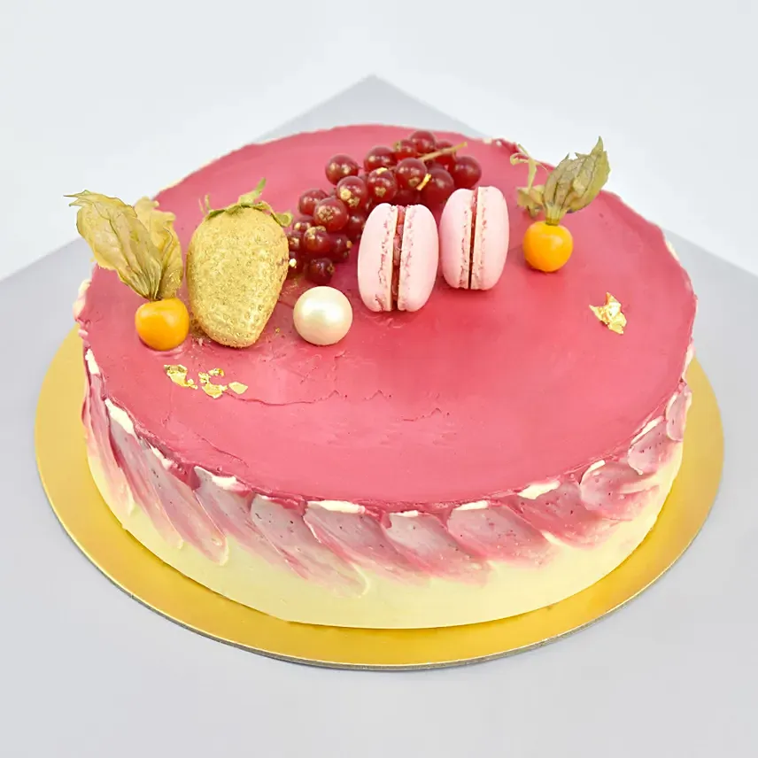 Sweet Waves Red Velvet Cake: Newborn Baby Cake