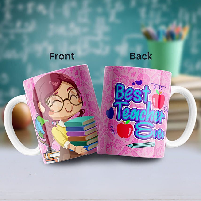 Thank You Teacher Pre Printed Mug: Teachers Day Gifts Ideas