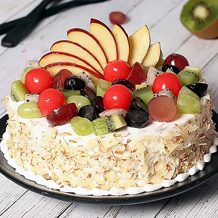 Vanilla Fruit Cake: Birthday Cakes to Fujairah