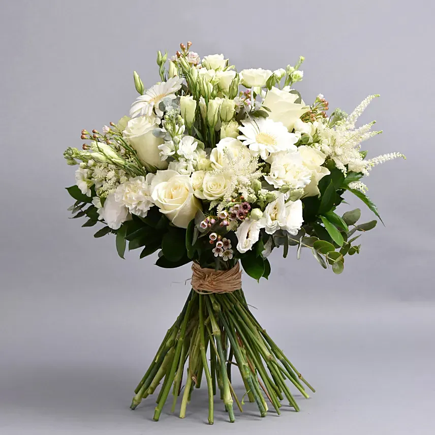 White Beauty: Bouquet of Flowers