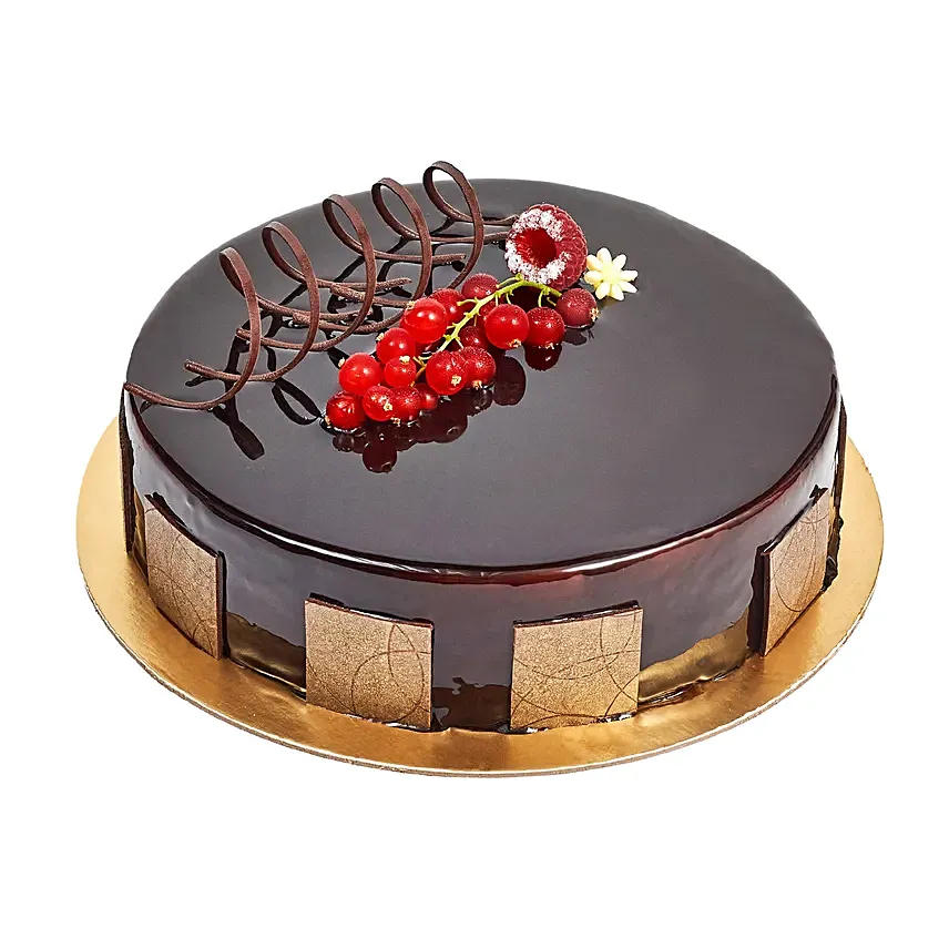 500gm Eggless Chocolate Truffle Cake: Hug Day Gifts