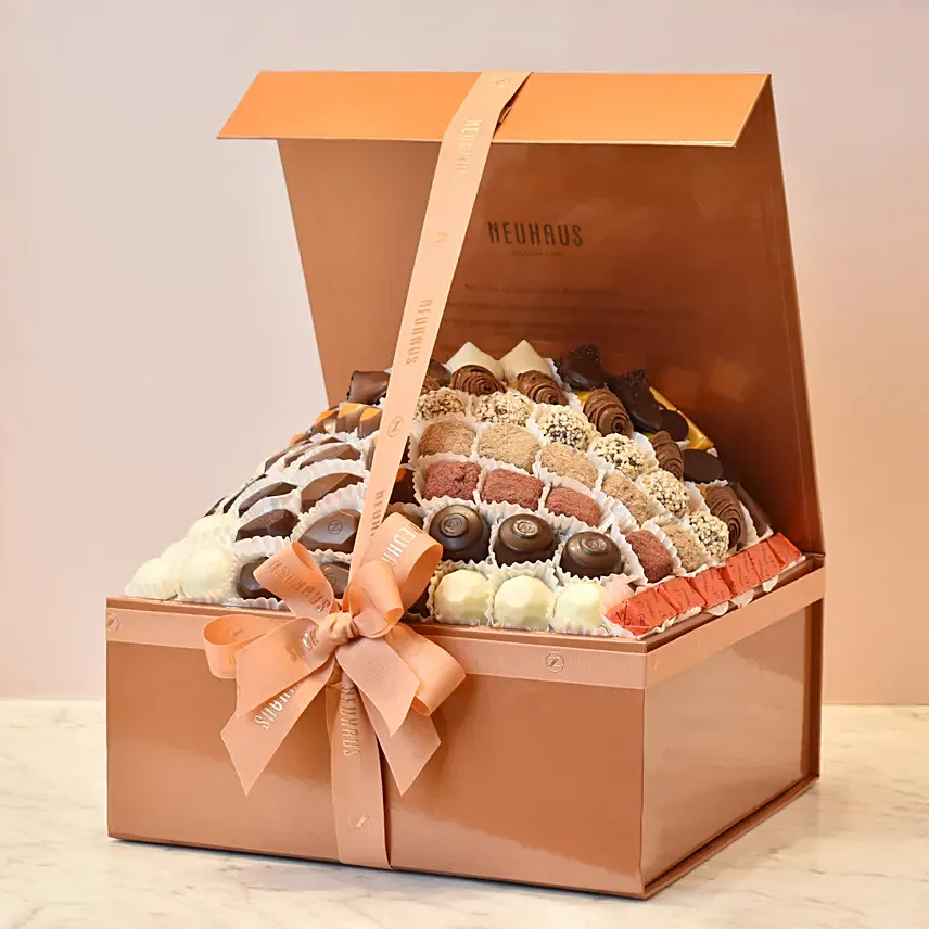 Assorted Chocolates Hamper Medium By Neuhaus: Birthday Gift Hampers