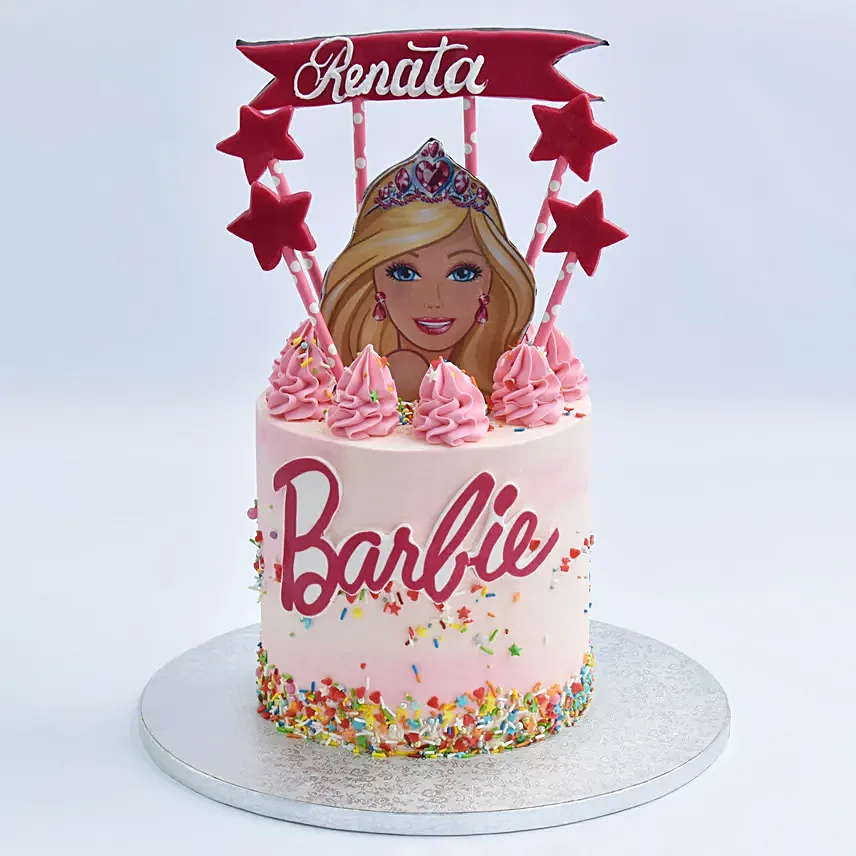 Barbie Designer Cake 1.5 Kg: Joyful Birthday Gifts for Kids