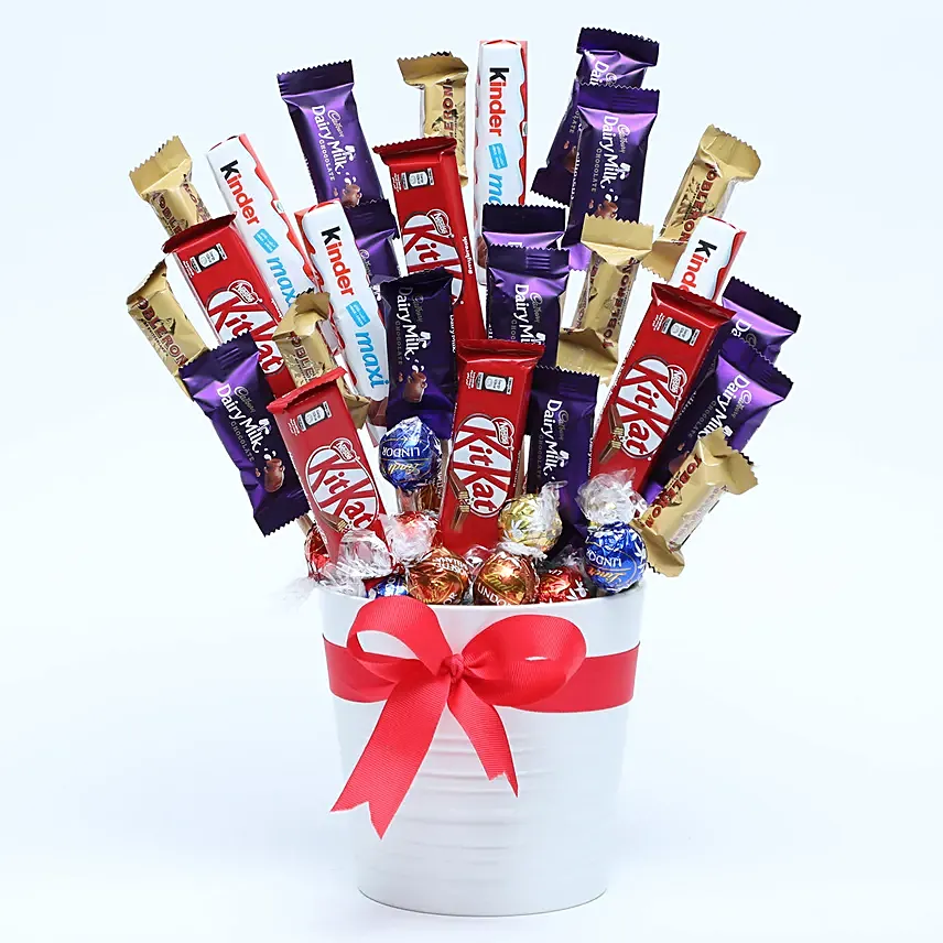 Chocolate Love Arrangement: Joyful Birthday Gifts for Kids