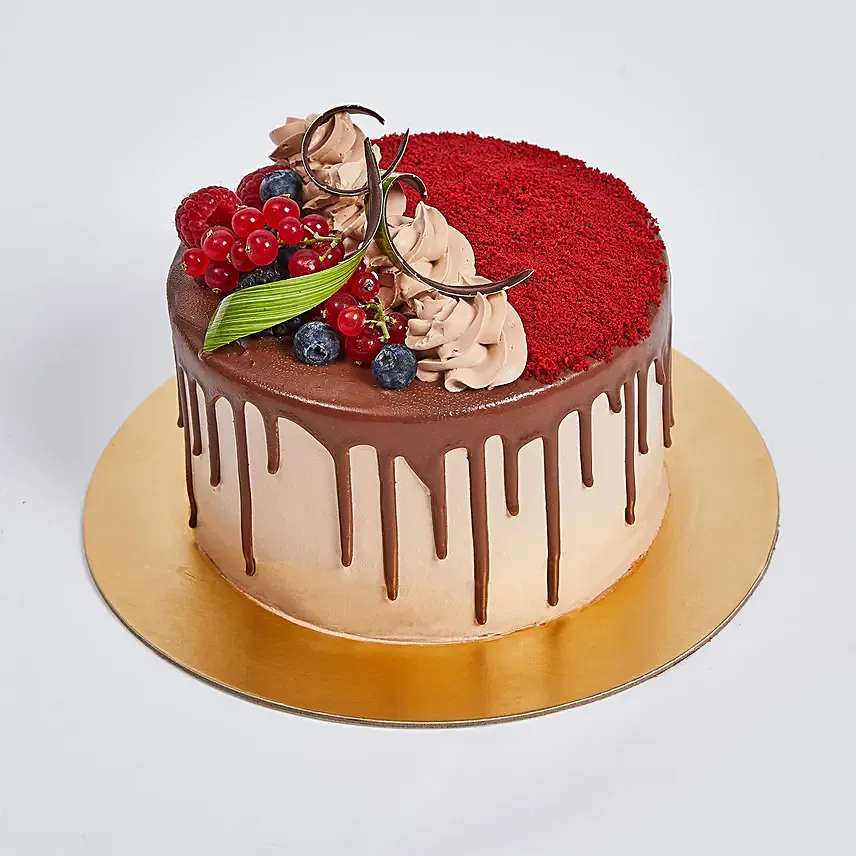 Chocolaty Red Velvet Cake: Birthday Cakes to Fujairah