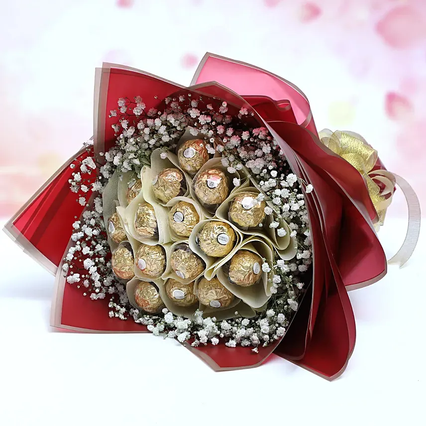 Designer Rochers Bouquet: Friendship Day Chocolates
