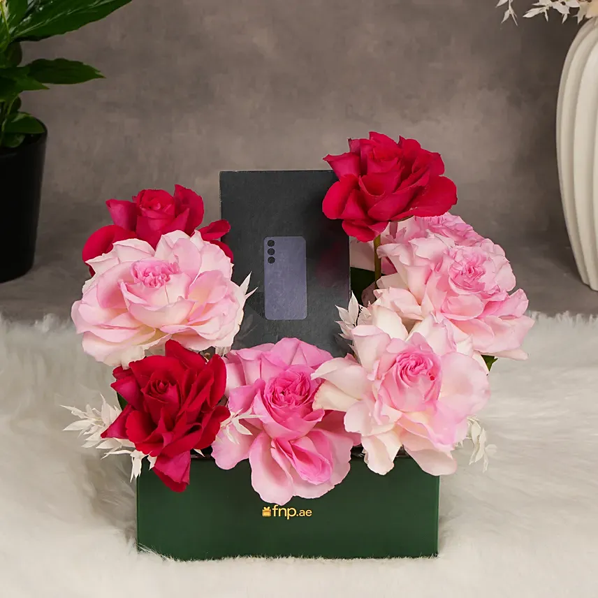 Samsung Galaxy S24 Plus 5G With Flowers: Valentines Day Gifts