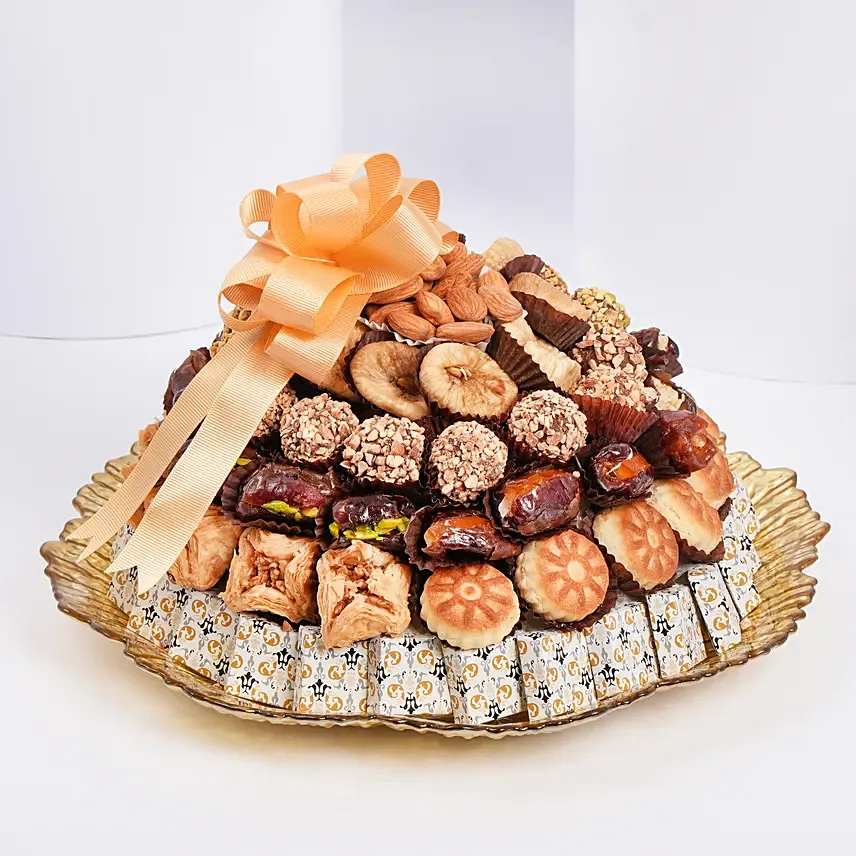 Platter of Chocolates and Dates: Ramadan Sweets