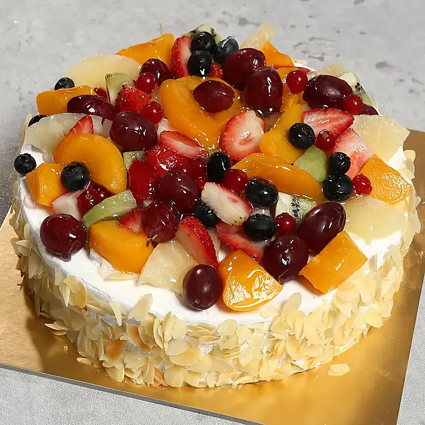 Fresh Fruit Fantasy Eggless: 