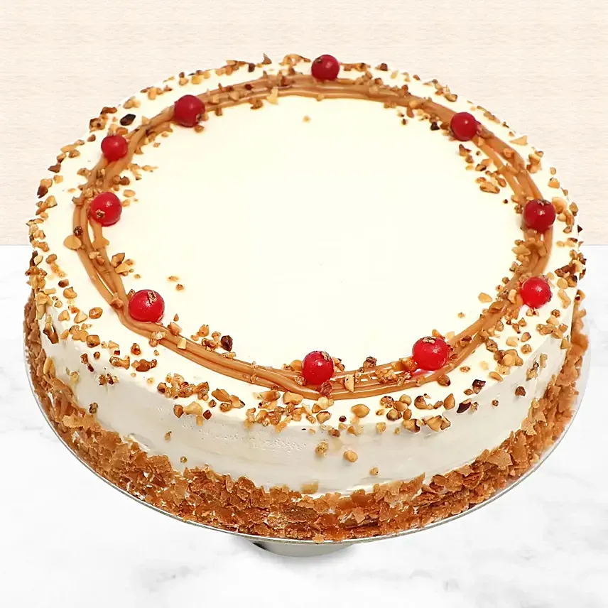 Yummy Butterscotch Eggless Cake: 