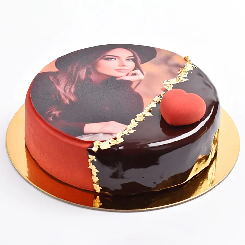 Dream Choco Photo Cake: Birthday Cake