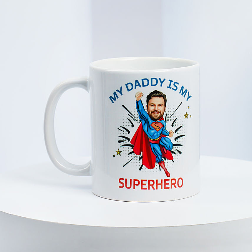 Personalised Caricature Mug For Father: Personalised Caricatures