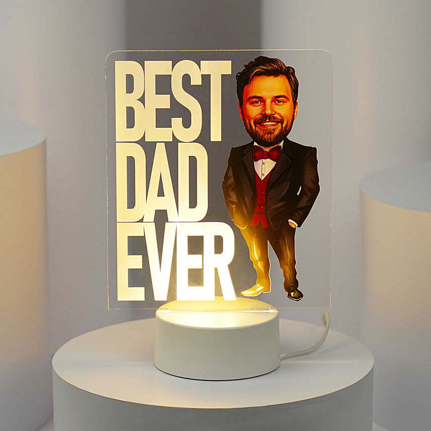 Best Dad Ever Led Lamp: Fathers Day Gifts