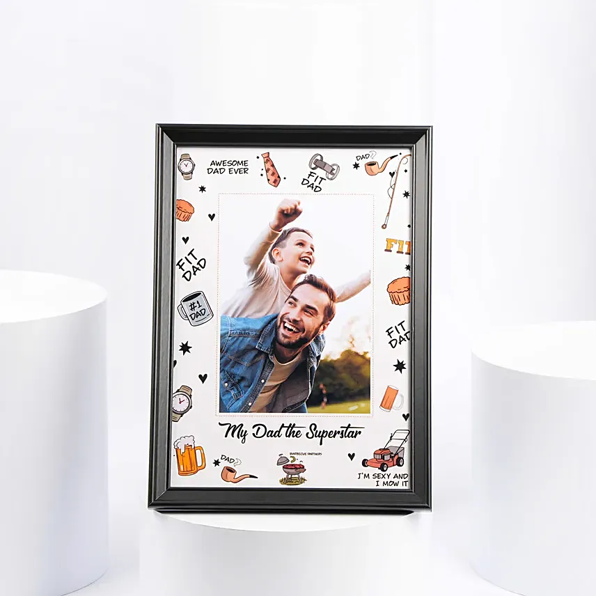 Personalised Love You Dad Frame: Personalised Gifts for Father