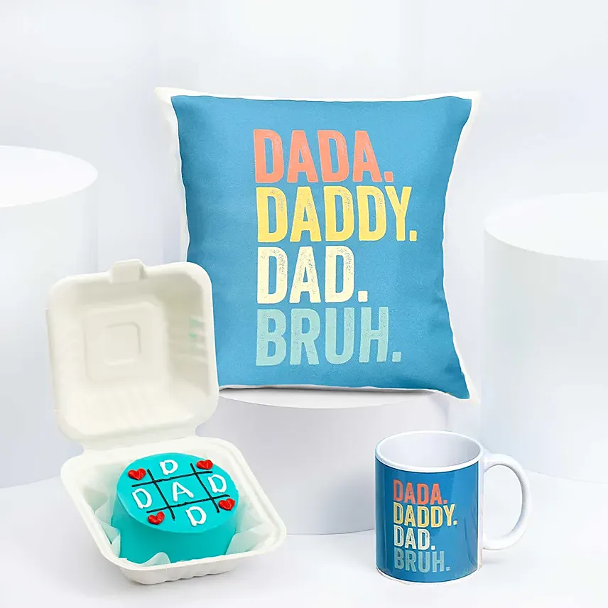 Love You Daddy Combo: Personalised Cushions 