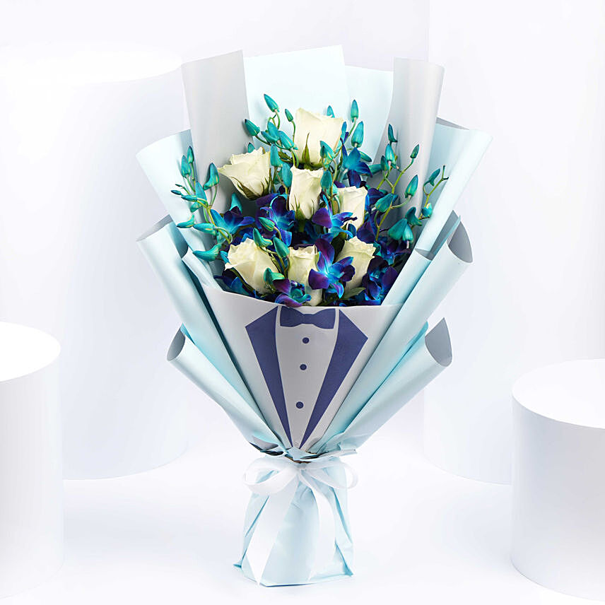 Gentelman Flowers Bouquet: Father's Day Gifts Ideas