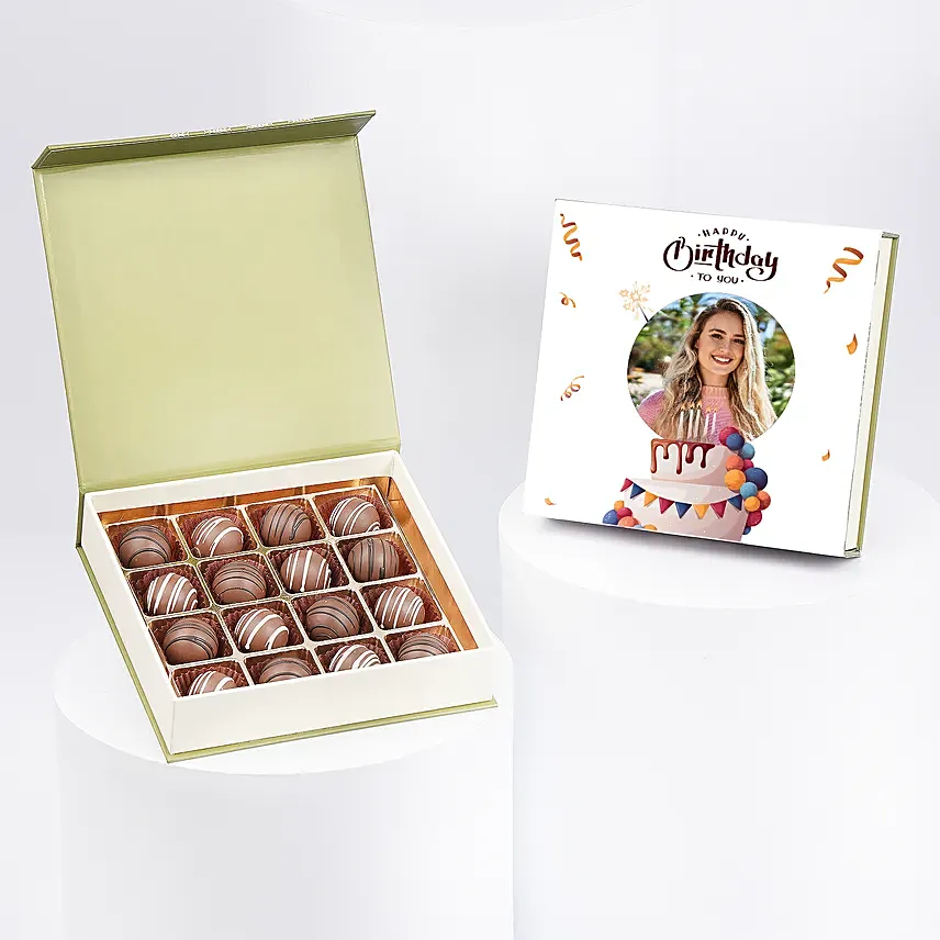 Personalised Chocolate Truffle Box: Personalised Chocolates