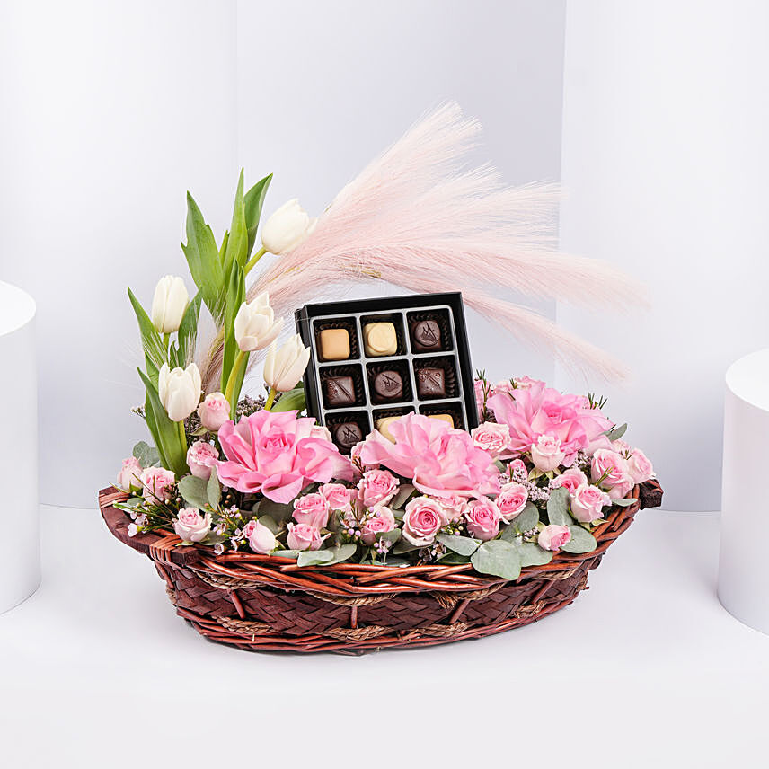 Gesture of Love and Sweetness With Mirzam: Birthday Basket Arrangements