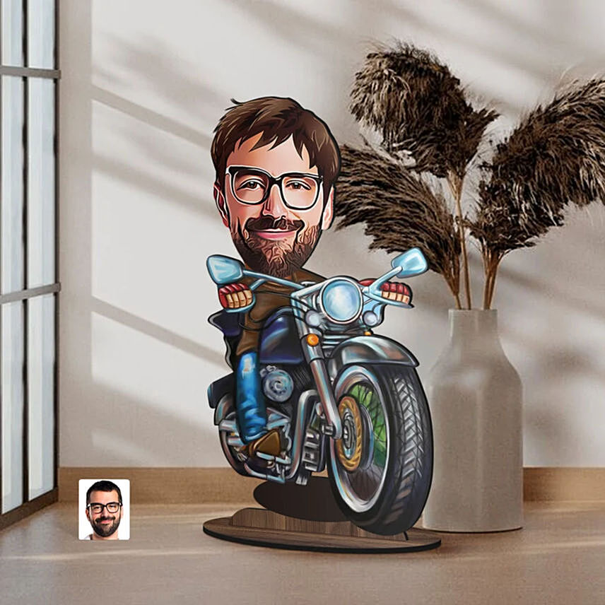 Personalized Biker Caricature: 