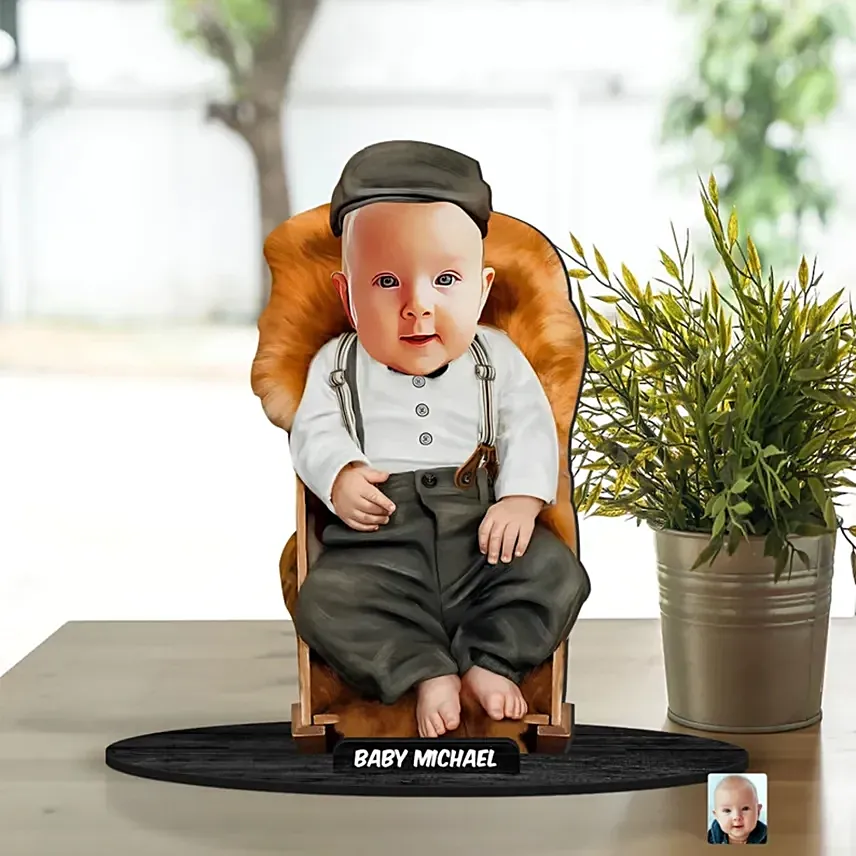 Personalized Boss Baby Caricature: Gifts for Son