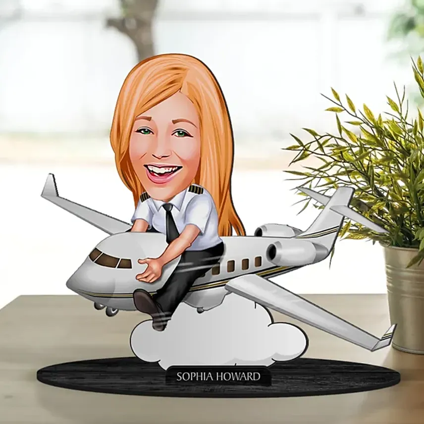 Personalized Caricature for Female Pilot: Personalised Caricatures