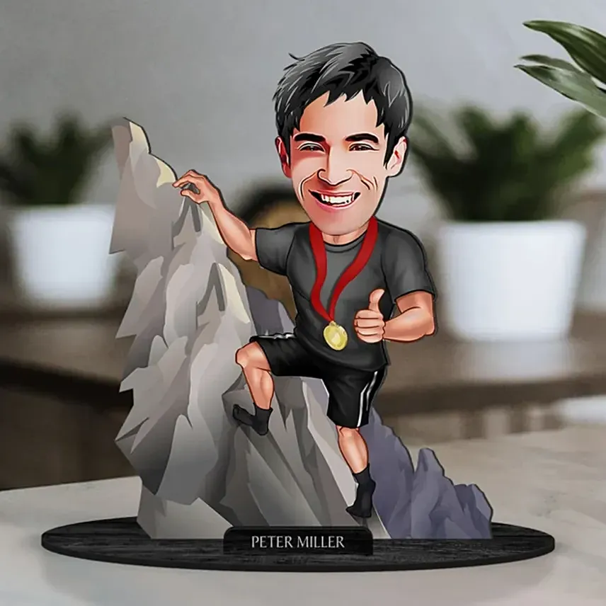 Personalized Men Achiever Caricature: Customized Gifts for him