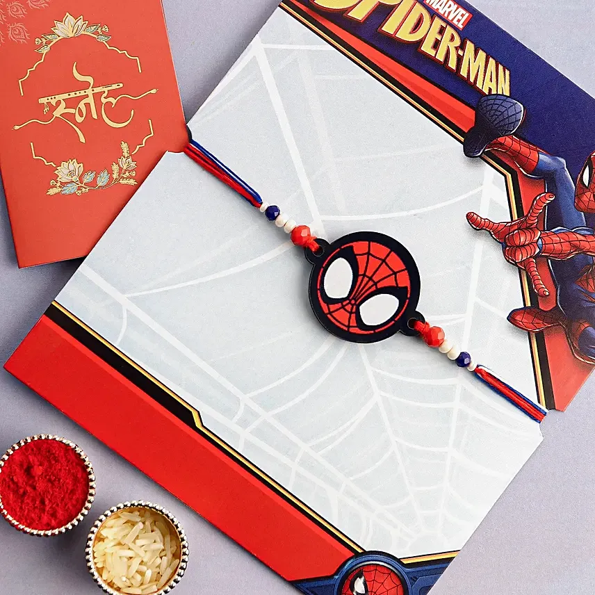 Spider Web Rakhi For Kids: Cartoon Rakhi