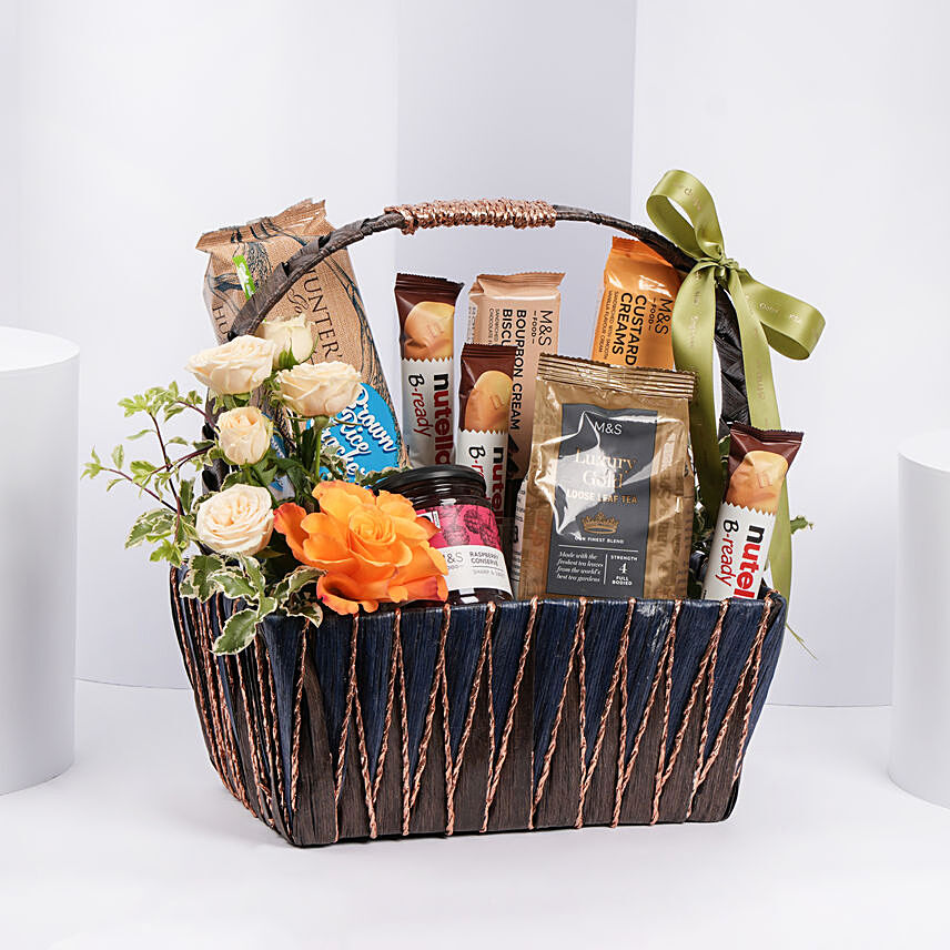 Daily Sweet Delights Hamper: Tea and Coffee Gift Hampers