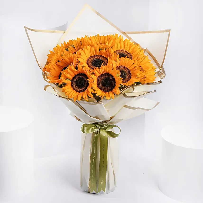 Sunny Hill 20 Sunflowers Bouquet: Sunflower Bouquets