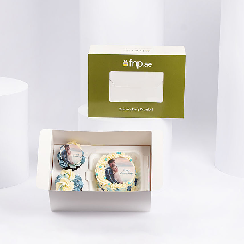 Personalized Bento Cake Box: Cupcake Delivery