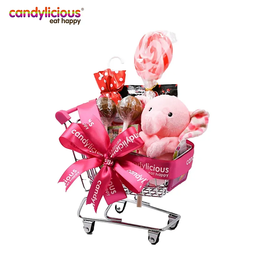 Candylicious Mini Pink Trolley Gift Pack: Candylicious