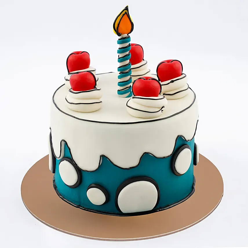 Ocean Breeze Celebration Cake: 1st Birthday Cakes