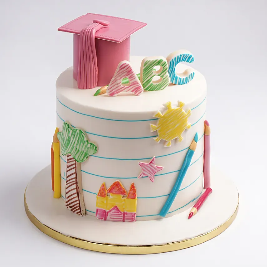 The Little Scholar Celebration Cake: 