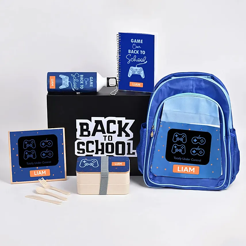 Gamer Personalised school kid for Him: Back to School Gifts