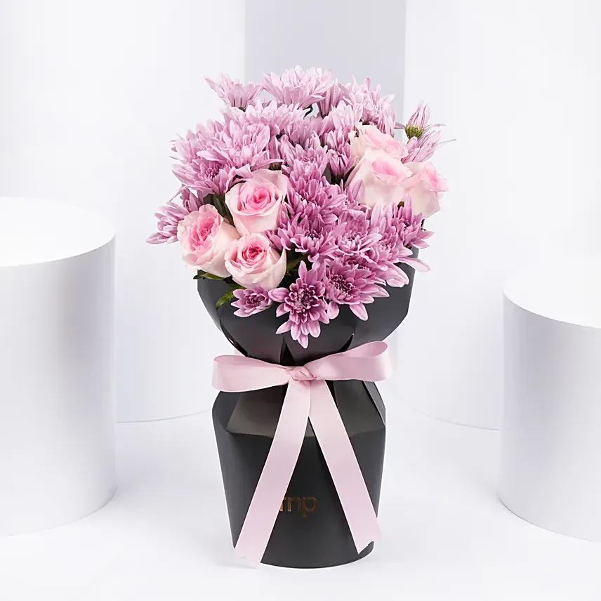 Rose And Chrysanthemum Ensemble: Gifts for Girlfriend