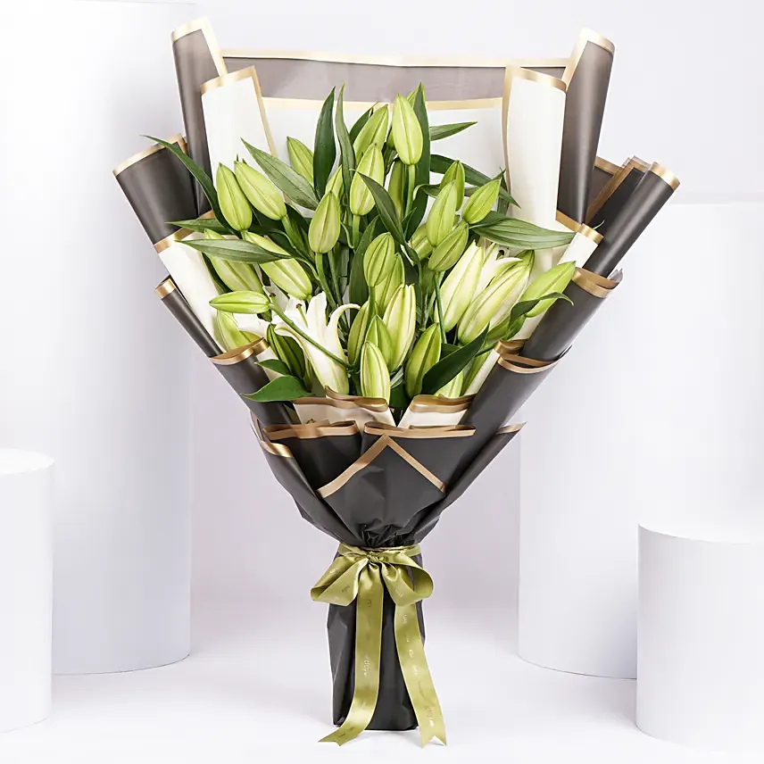 Beautiful Lilies Bouquet: Thank You Gifts