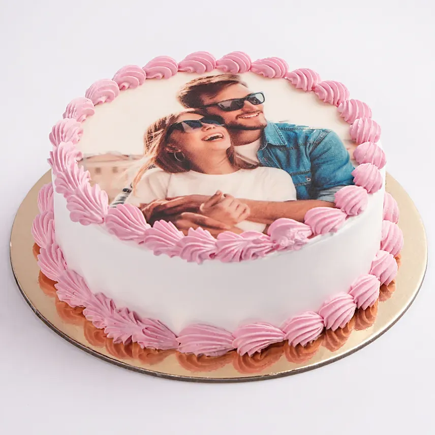 In Love Photo Cake: Anniversary Photo Cakes