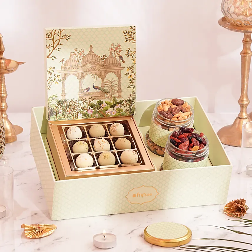 Gulab Jamun & Nut Delight: Diwali Gift Hampers