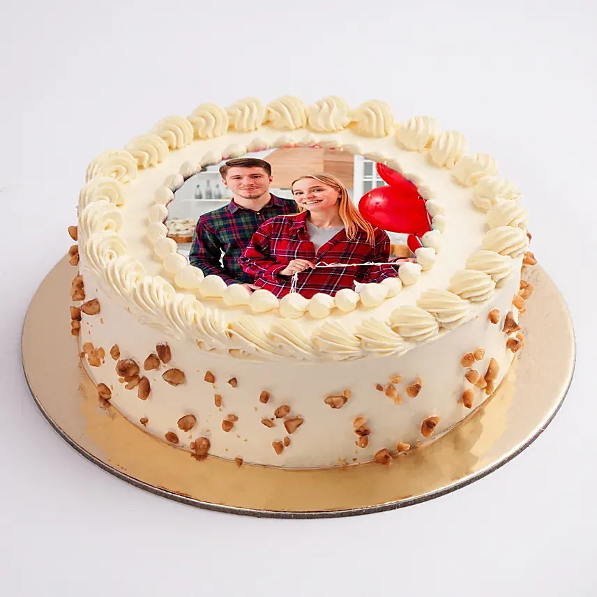 Anniversary Special Photo Cake 500gm: Cherish Milestones: Anniversary Photo Cakes