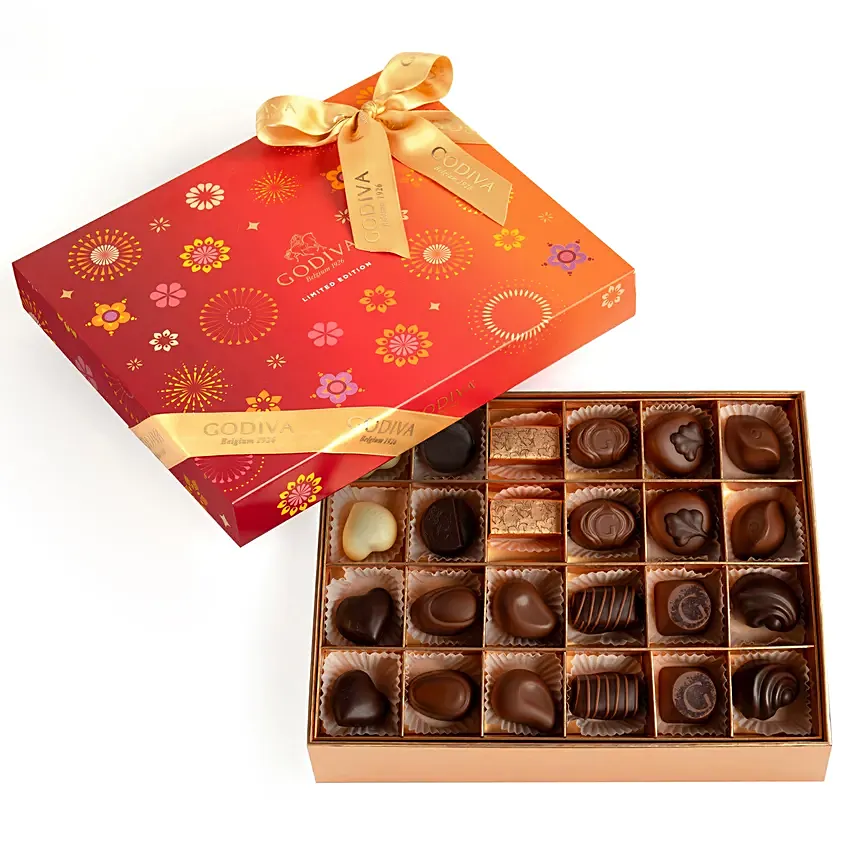 Diwali Limited Edition Giftbox 24 Pcs: Godiva Chocolates