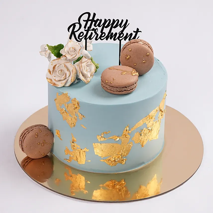 Golden Horizon Retirement cake: Retirement Gifts